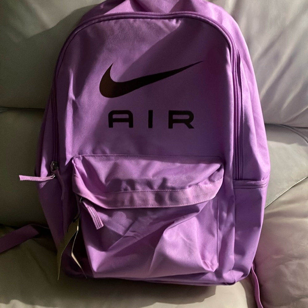 Nike air lavender backpack new with tags